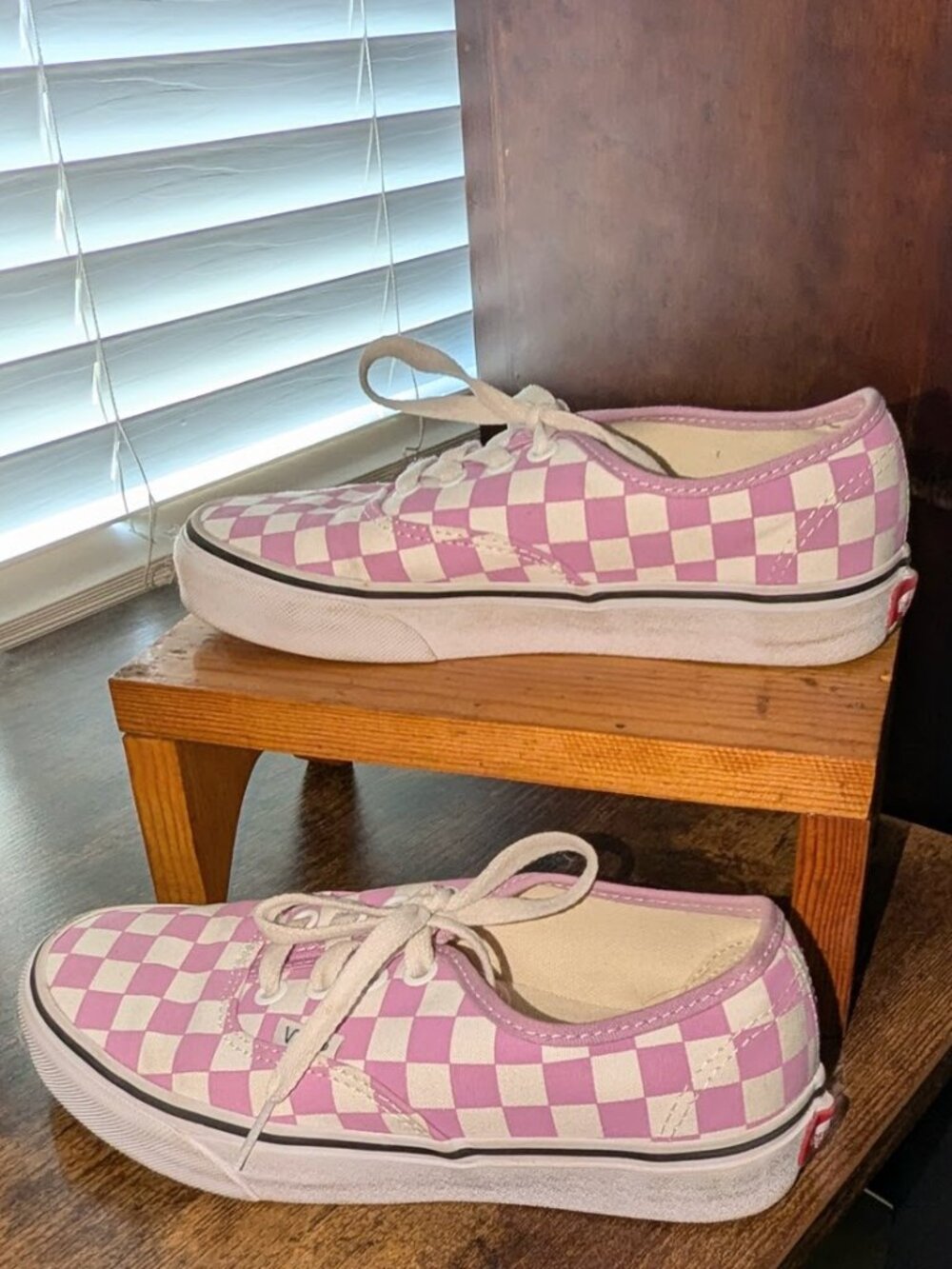 Vans Authentic Checkerboard in Pink